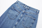 Alexis Front Split Denim Skirt