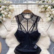 Allie Lace Mesh Bodysuit