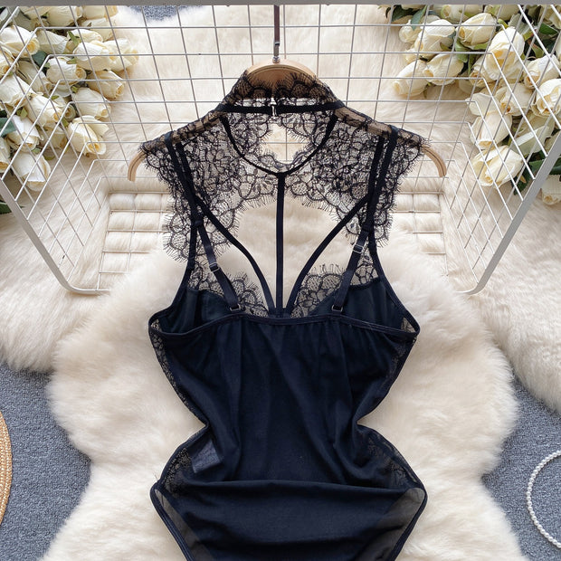 Allie Lace Mesh Bodysuit