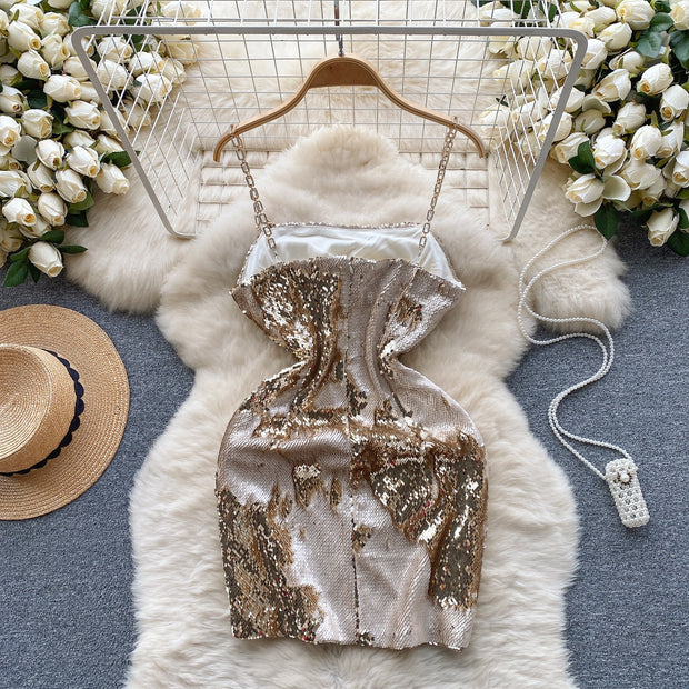 Evie Sequin Mini Dress