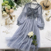 Adalynn Lace Mesh Dress