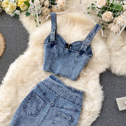 Georgia Denim Two Piece Set