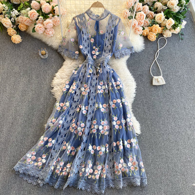 Aurora Embroidered Dress