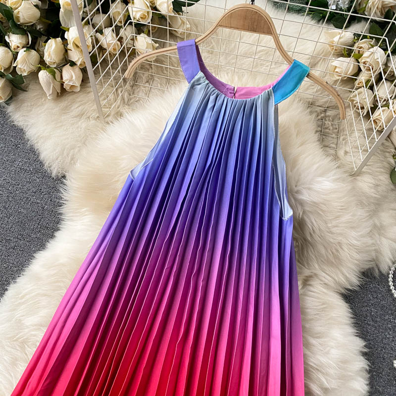 Zara Pleated Halter Dress – All Pretty Girls