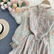 Rosemary Embroidered Lace Dress