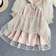 Rosemary Embroidered Lace Dress