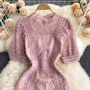 Miranda Puff Sleeve Lace Dress