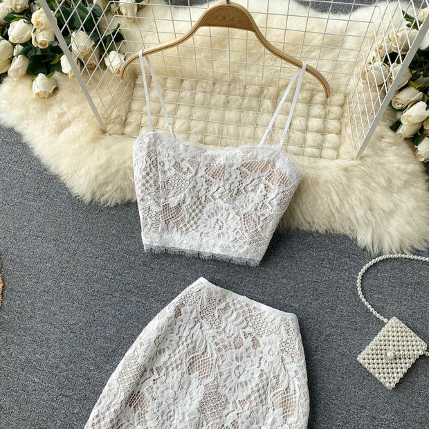 Adrianna Lace Two Piece Set