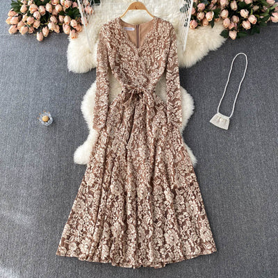 Stella Embroidered Lace Dress
