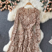 Stella Embroidered Lace Dress