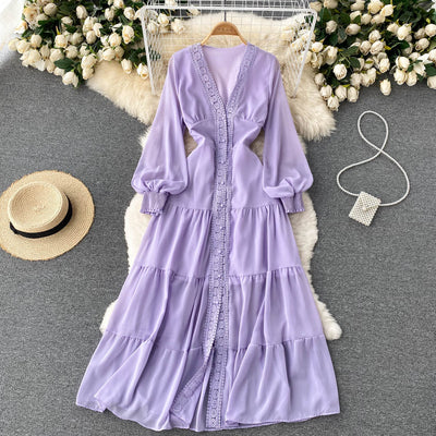 Adelynn V Neck Dress