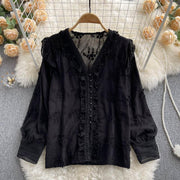 Madilynn Embroidered Lace Top