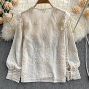 Madilynn Embroidered Lace Top