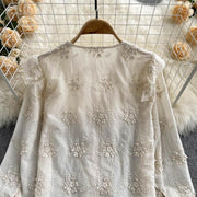 Madilynn Embroidered Lace Top