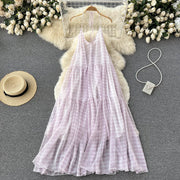 Kataleya Tiered Open Back Dress