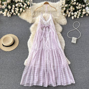 Kataleya Tiered Open Back Dress