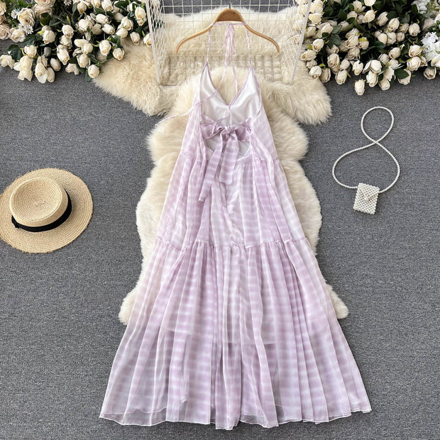 Kataleya Tiered Open Back Dress