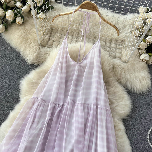 Kataleya Tiered Open Back Dress