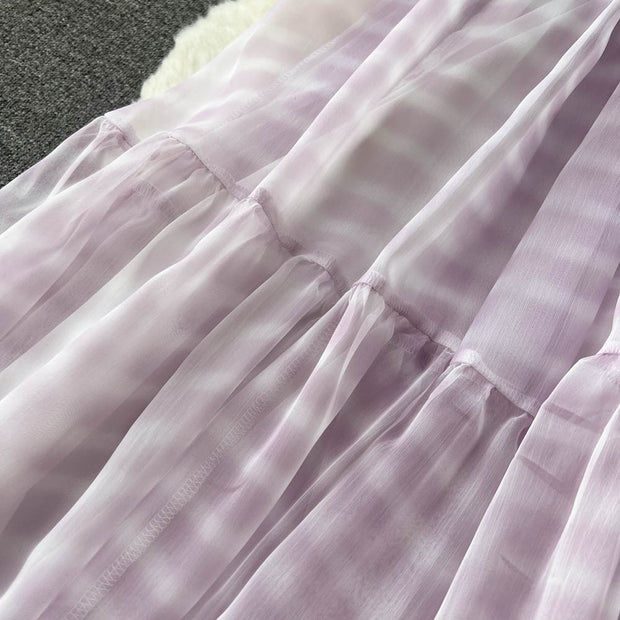 Kataleya Tiered Open Back Dress