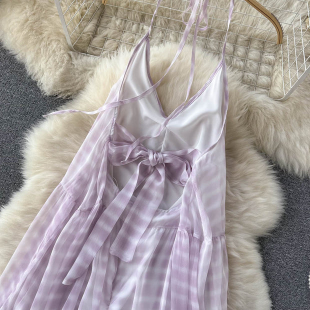 Kataleya Tiered Open Back Dress