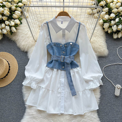 Wren Denim Two Piece Set