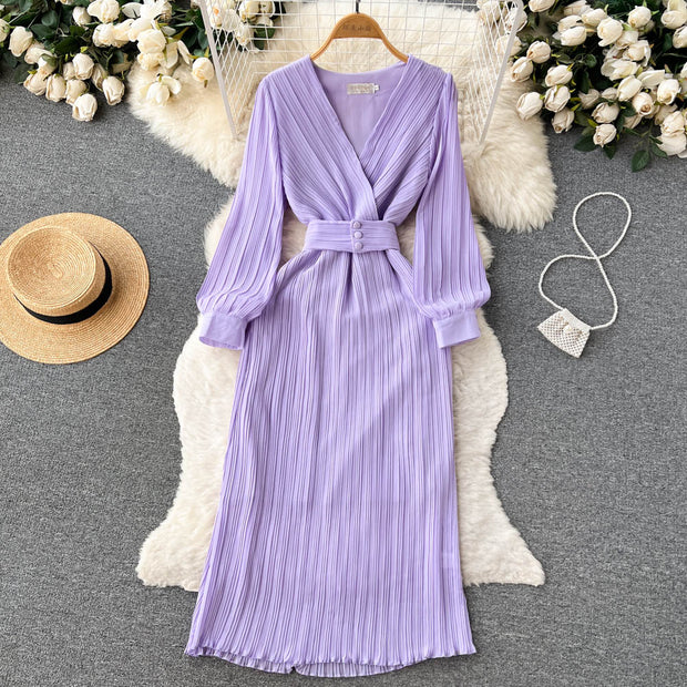 Kylie Pleated Dress