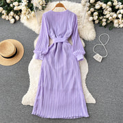 Kylie Pleated Dress
