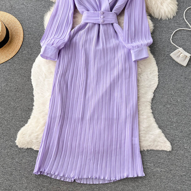 Kylie Pleated Dress