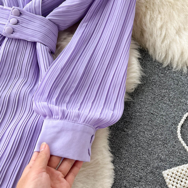 Kylie Pleated Dress