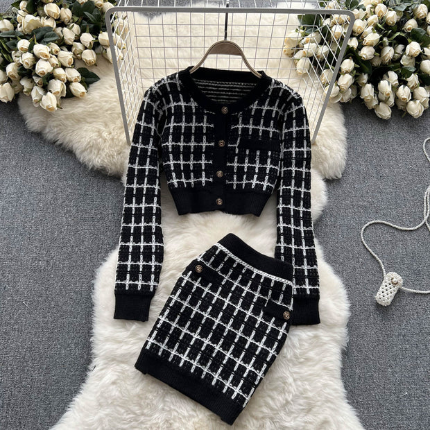 Crisel Three Piece Knit Set