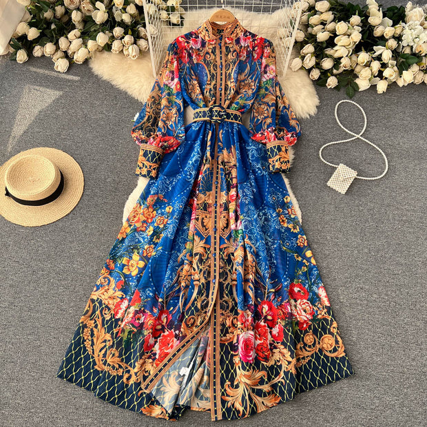 Therese Puff Sleeve Maxi Dress
