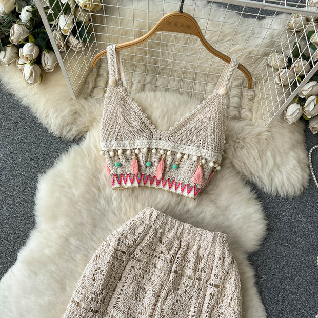 Nola Crochet Two Piece Set