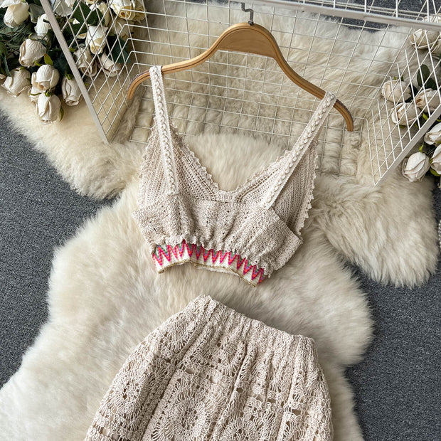 Nola Crochet Two Piece Set