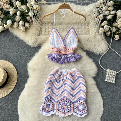 Lila Crochet Two Piece Set